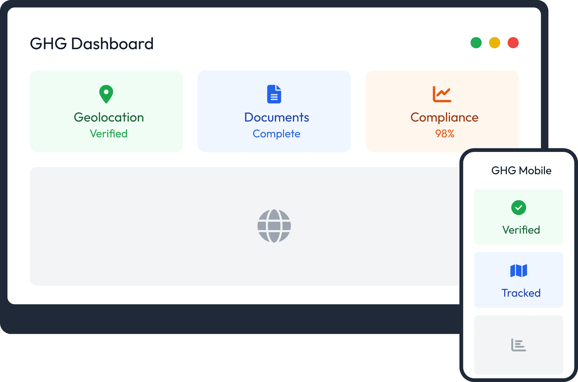 Carbon-Zero.ai EUDR Dashboard showing compliance tracking, due diligence statements, and supply chain monitoring interface