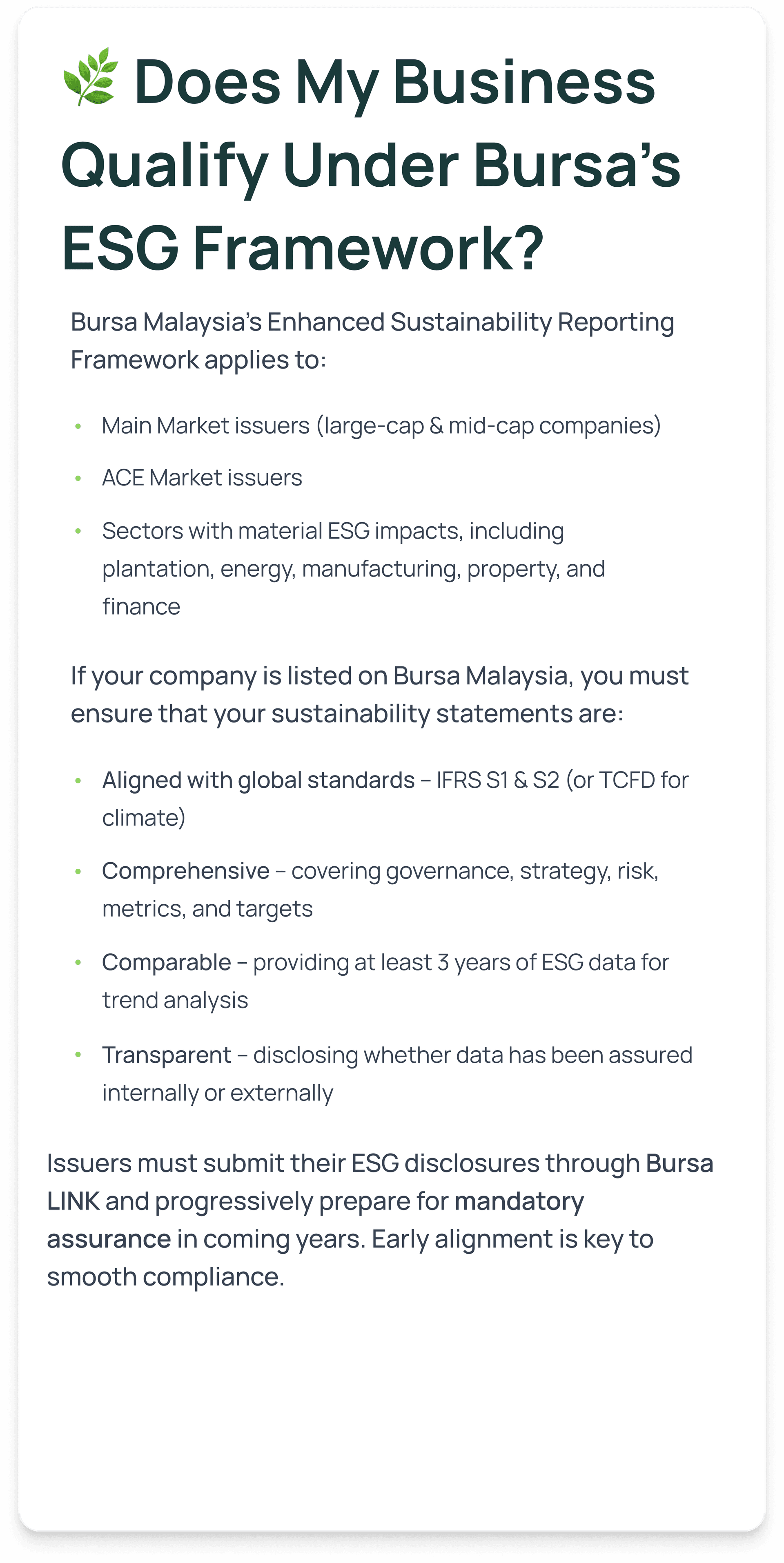 Does my business qualify card