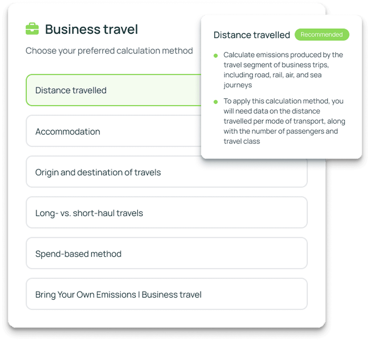 Business Travel Carbon Calculator