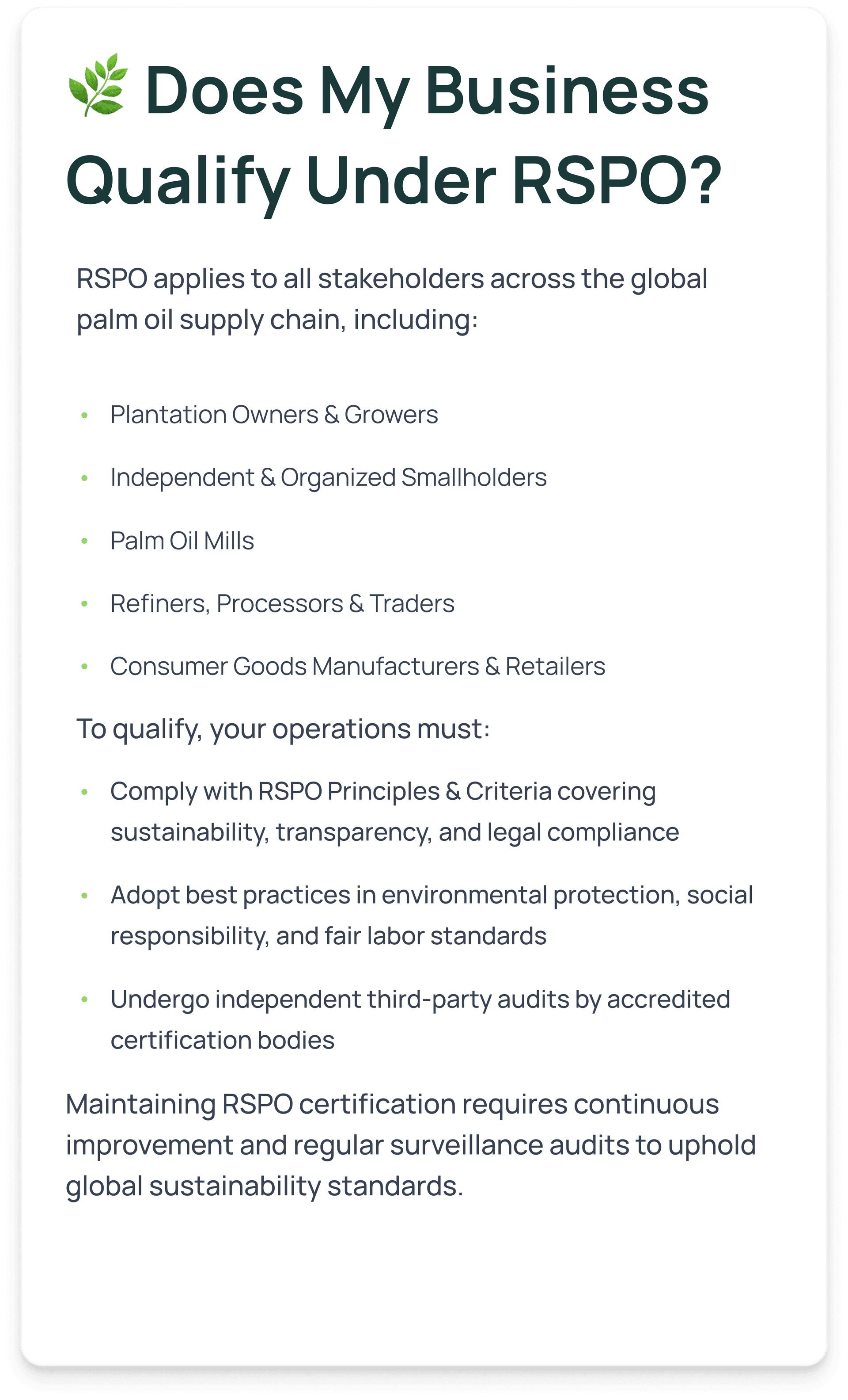 Does my business qualify card